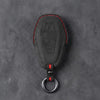 Jetour Hand-Stitched Alcantara Key Fob Cover – 4-Button Smart Key