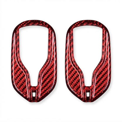 Maserati Carbon-Schlüsselhülle - Schild-Design, 4 Tasten