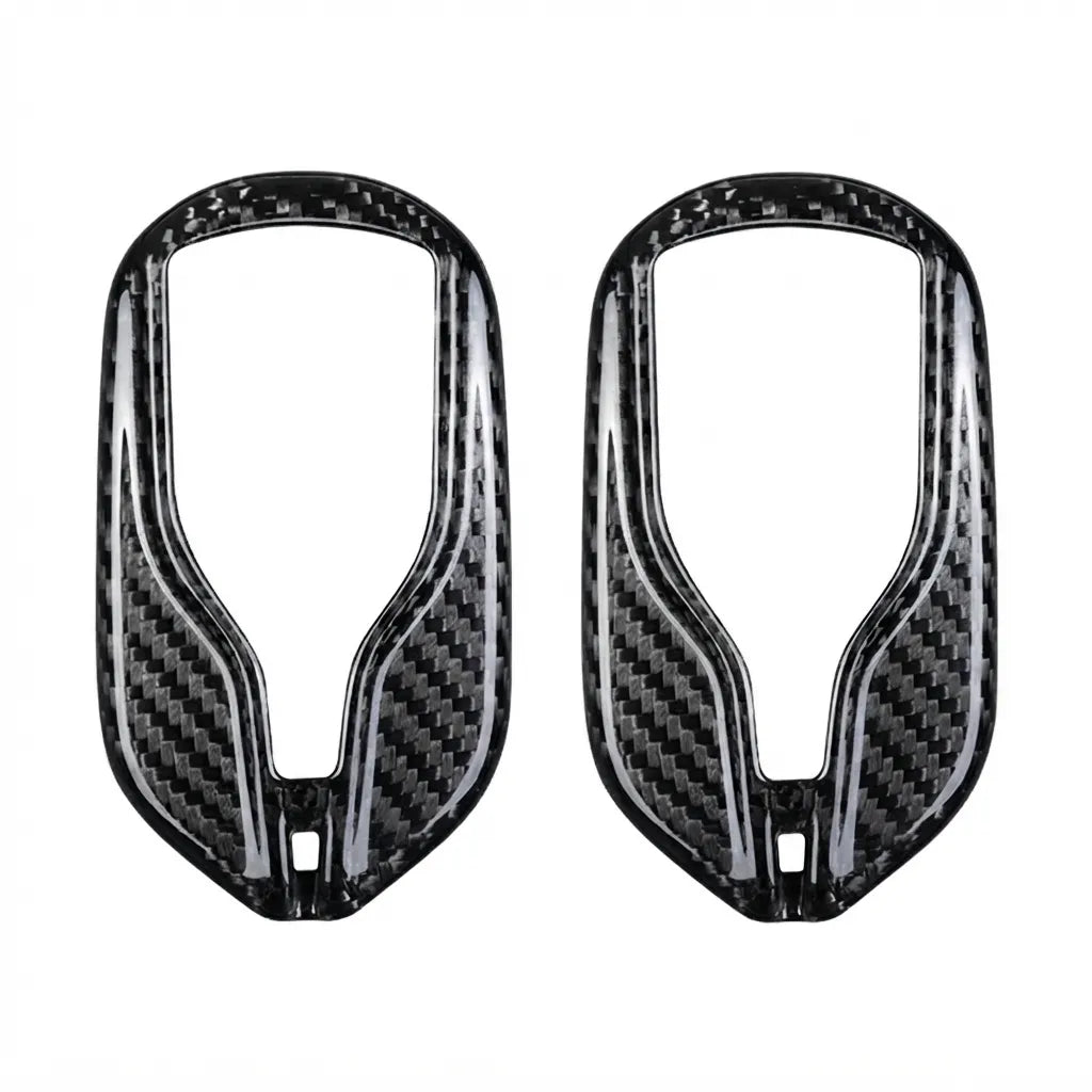 Maserati Carbon-Schlüsselhülle - Schild-Design, 4 Tasten