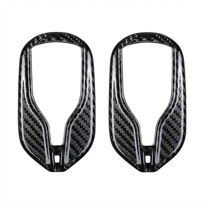 Maserati Carbon-Schlüsselhülle - Schild-Design, 4 Tasten