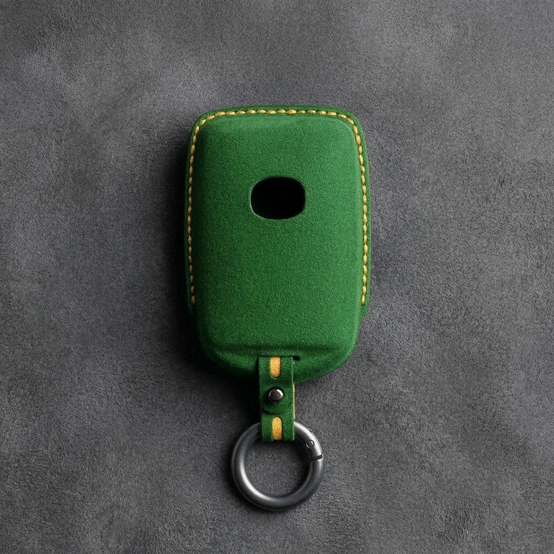 Mazda Hand - Stitched Alcantara Key Fob Cover – Side - Button Series - A