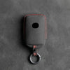 Mazda Hand-Stitched Alcantara Key Fob Cover – Side-Button Series