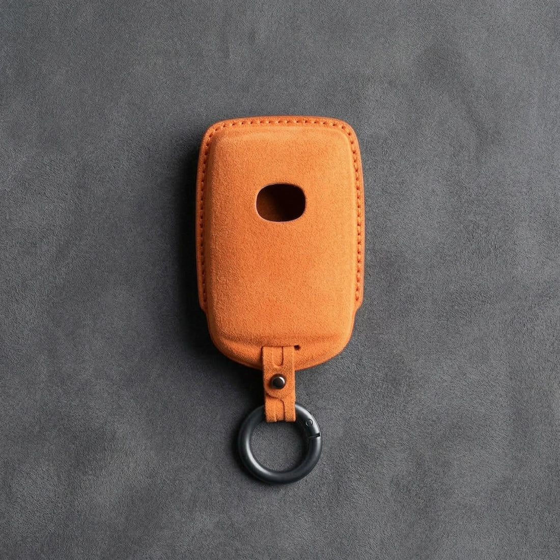 Mazda Hand - Stitched Alcantara Key Fob Cover – Side - Button Series - A