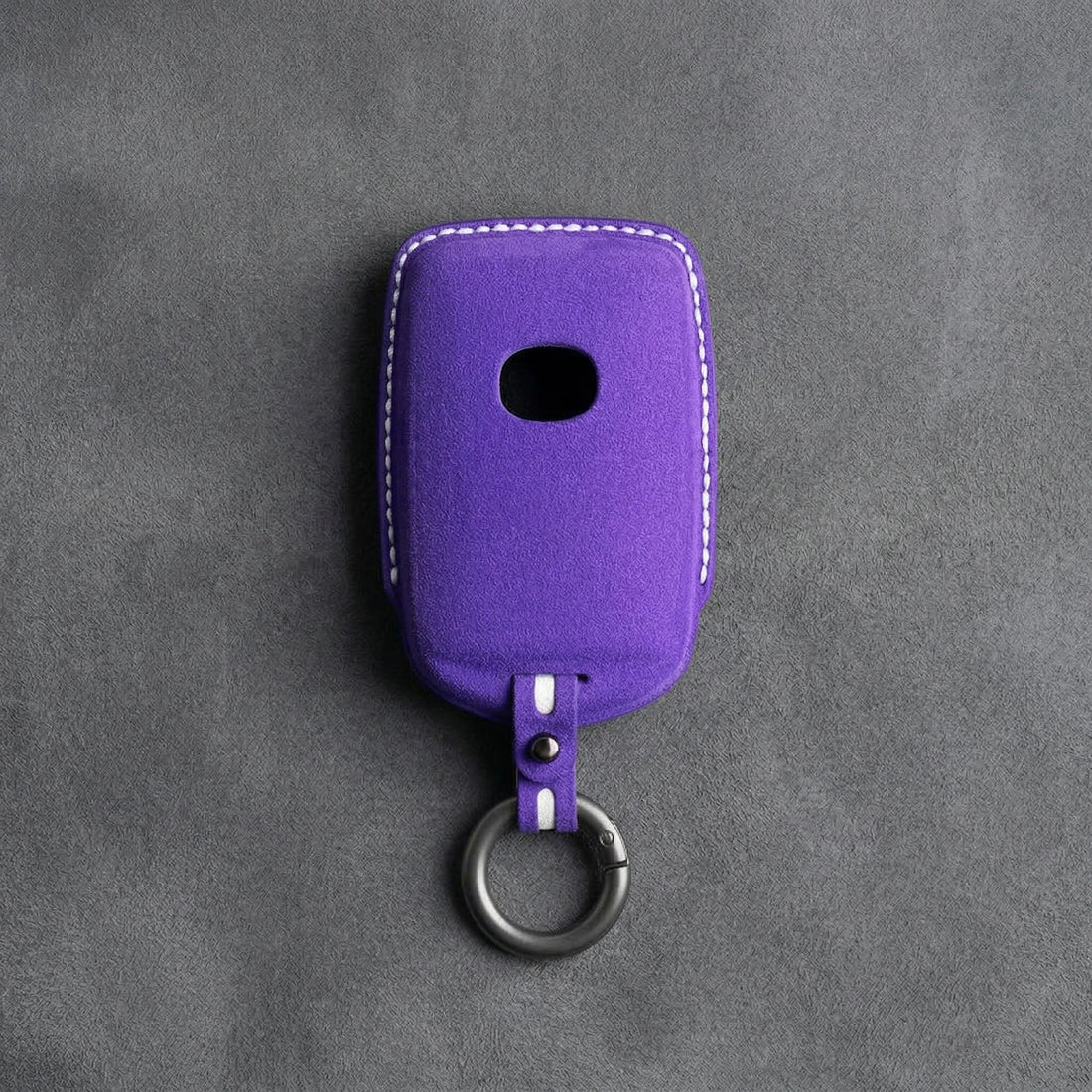 Mazda Hand - Stitched Alcantara Key Fob Cover – Side - Button Series - A