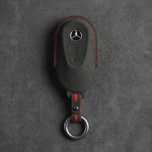 Mercedes - Benz Alcantara Key Fob – Contemporary 3 - Button - Dark charcoal