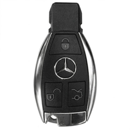 Mercedes - Benz Alcantara Key Fob Cover – Ignition Insert Style - White