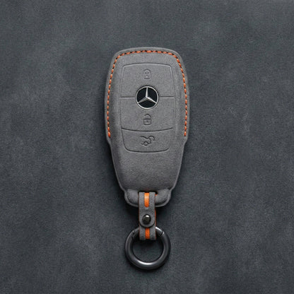 Mercedes - Benz Alcantara Key Fob - Teardrop - Dark gray