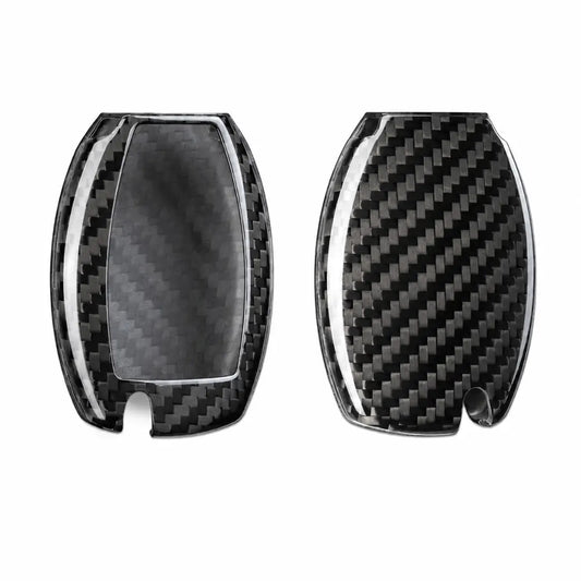Mercedes-Benz Carbon Key Fob Cover Ignition Insert Black