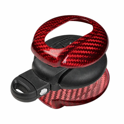 Mini Cooper Carbon Key Fob Cover – Circular Panic Smart Key - Instructions