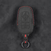 Mustang Hand-Stitched Alcantara Key Fob Cover - Rectangular 5-Button