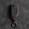 Nissan Hand-Stitched Alcantara Key Fob Cover – Modern 3-Button