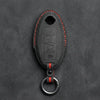 Nissan Hand-Stitched Alcantara Key Fob Cover – Oval 4-Button