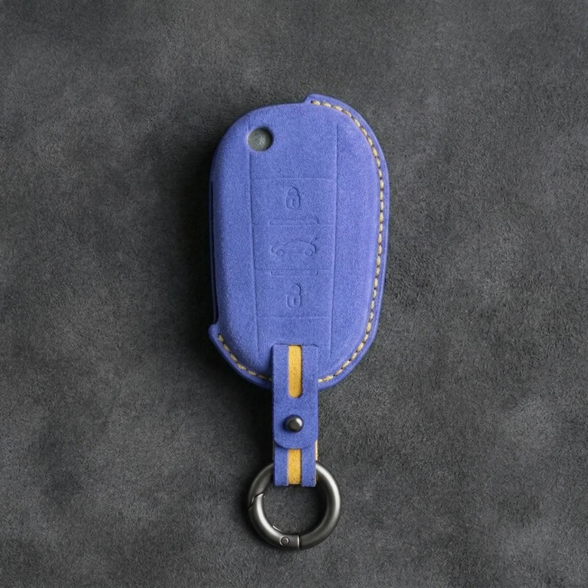 Peugeot Hand - Stitched Alcantara Key Fob Cover - All Types - A