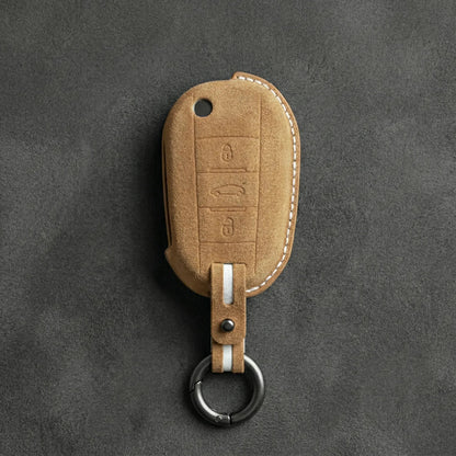 Peugeot Hand - Stitched Alcantara Key Fob Cover - All Types - A