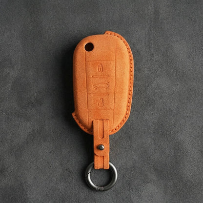 Peugeot Hand - Stitched Alcantara Key Fob Cover - All Types - A