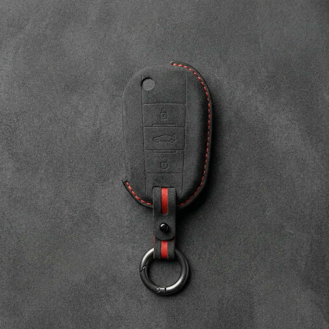 Peugeot Hand - Stitched Alcantara Key Fob Cover - All Types - A