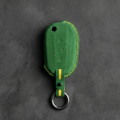 Peugeot Hand - Stitched Alcantara Key Fob Cover - All Types - B