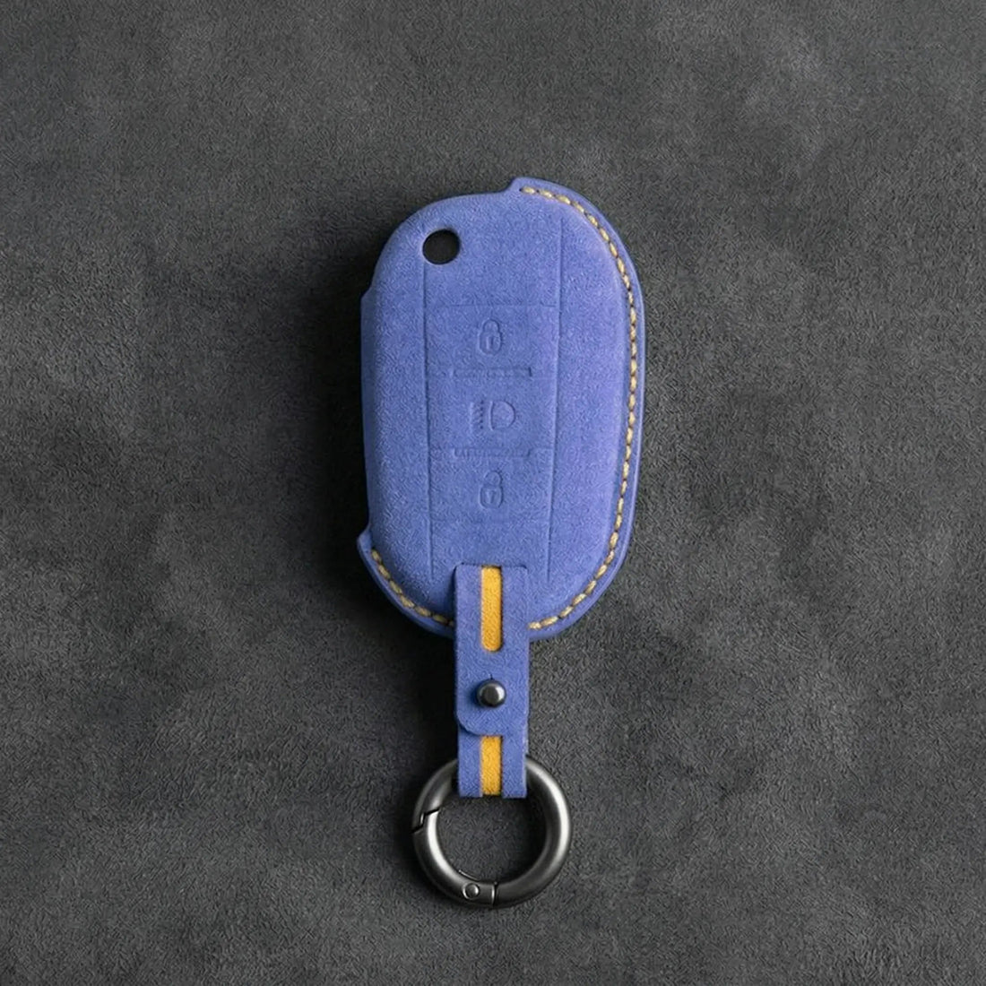 Peugeot Hand - Stitched Alcantara Key Fob Cover - All Types - B