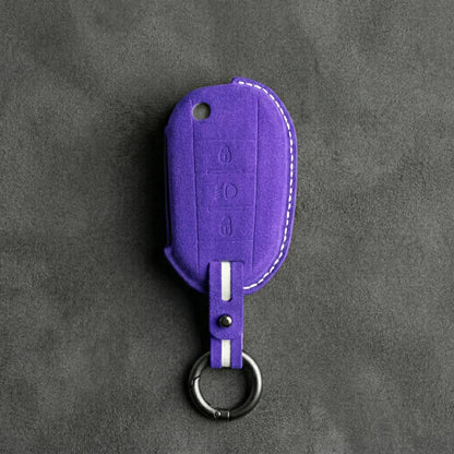 Peugeot Hand - Stitched Alcantara Key Fob Cover - All Types - B