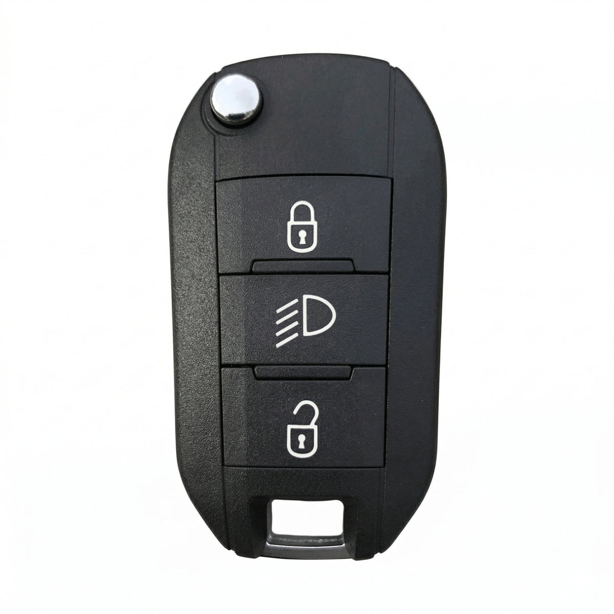 Original Peugeot 3-button flip key without a cover