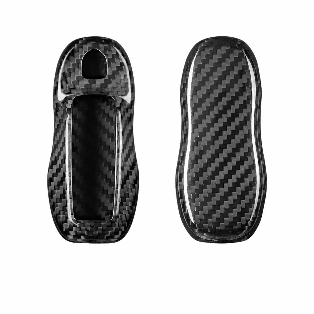 Porsche Carbon Key Fob Cover Classic Car Shape Black