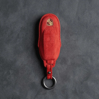 Porsche Hand - Stitched Alcantara Key Fob Cover - All types - A