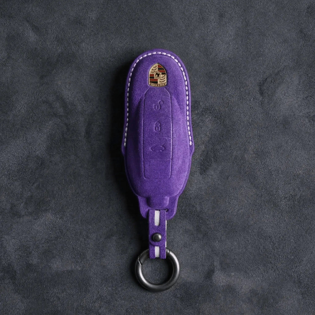 Porsche Hand - Stitched Alcantara Key Fob Cover - All types - A