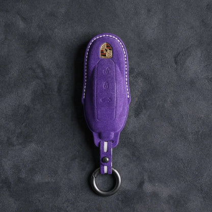 Porsche Hand - Stitched Alcantara Key Fob Cover - All types - A