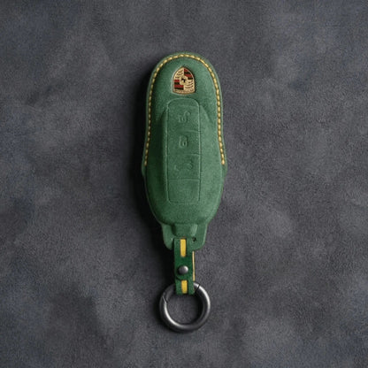 Porsche Hand - Stitched Alcantara Key Fob Cover - All types - A
