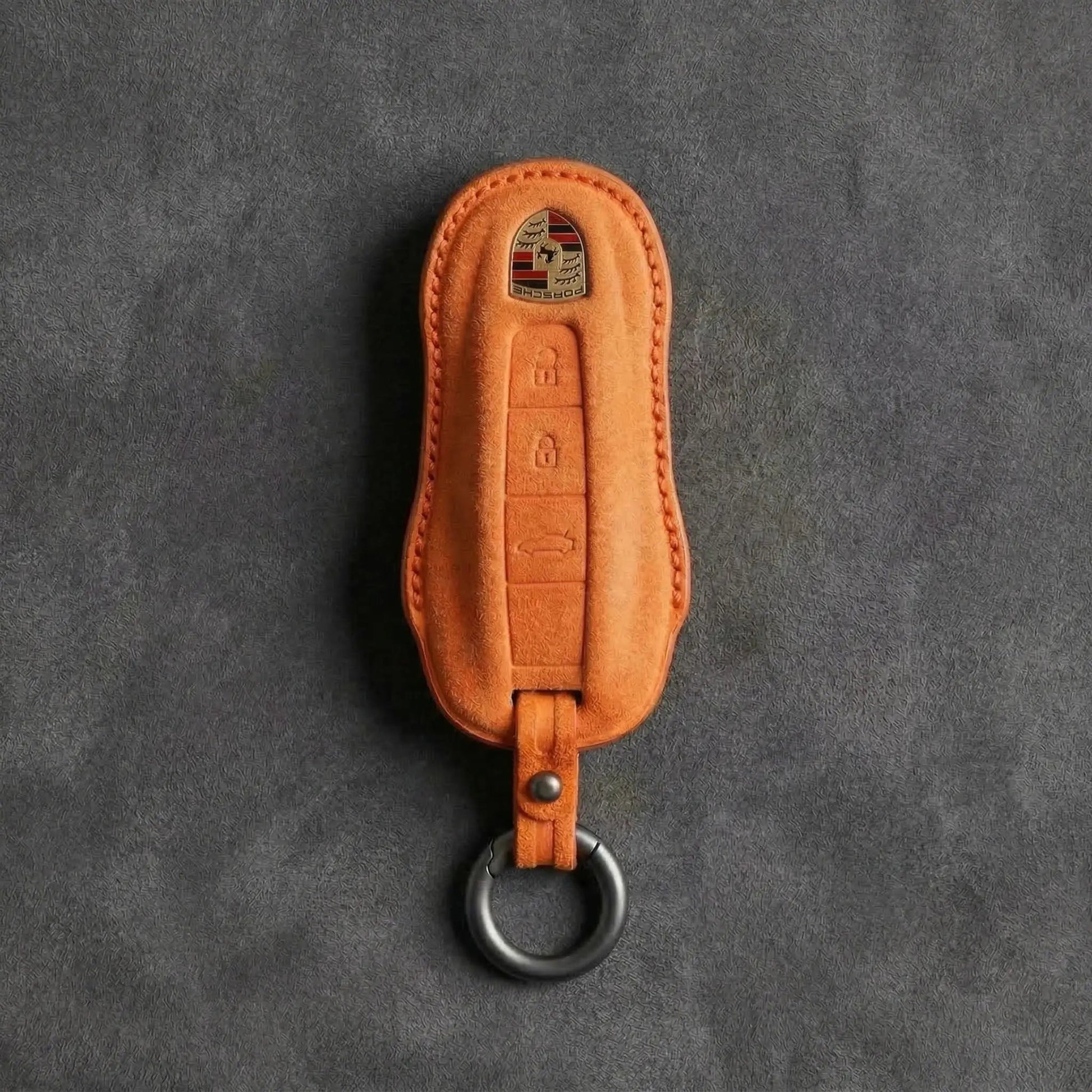 Porsche Hand - Stitched Alcantara Key Fob Cover - All types - B