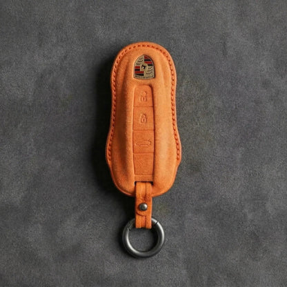 Porsche Hand - Stitched Alcantara Key Fob Cover - All types - B