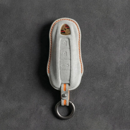 Porsche Hand - Stitched Alcantara Key Fob Cover - All types - B