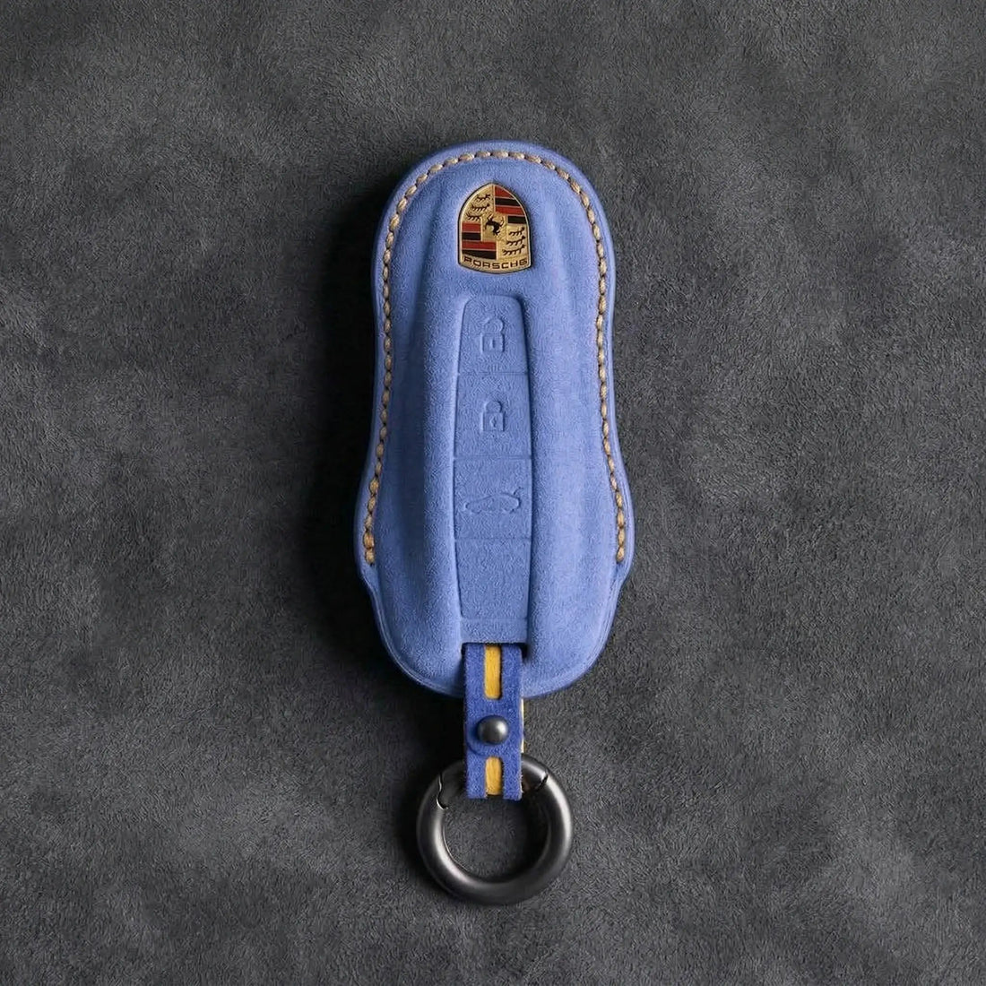 Porsche Hand - Stitched Alcantara Key Fob Cover - All types - B
