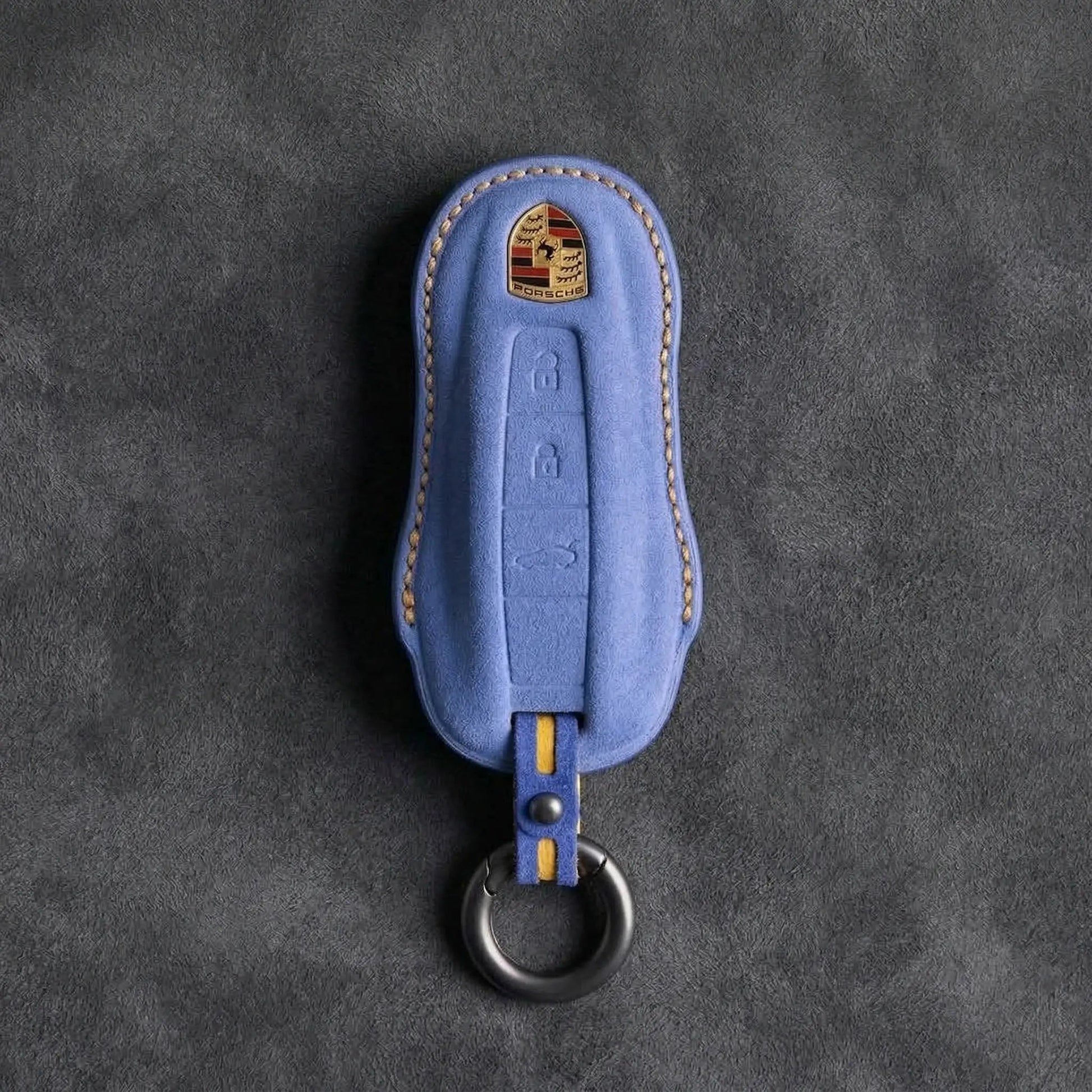 Porsche Hand - Stitched Alcantara Key Fob Cover - All types - B