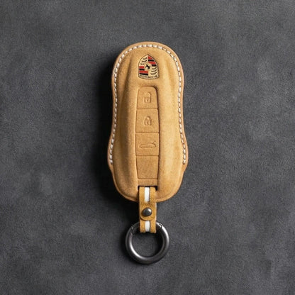 Porsche Hand - Stitched Alcantara Key Fob Cover - All types - B