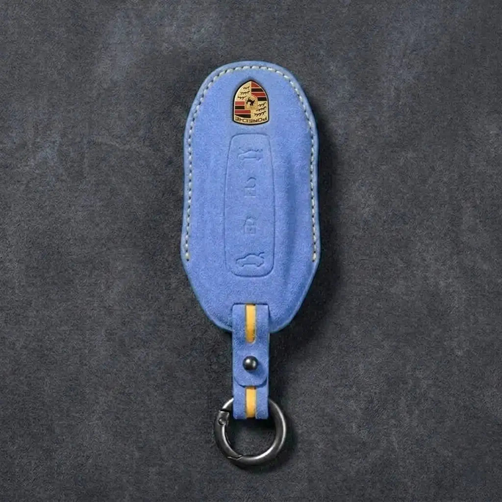 Porsche Hand - Stitched Alcantara Key Fob Cover - All types - C