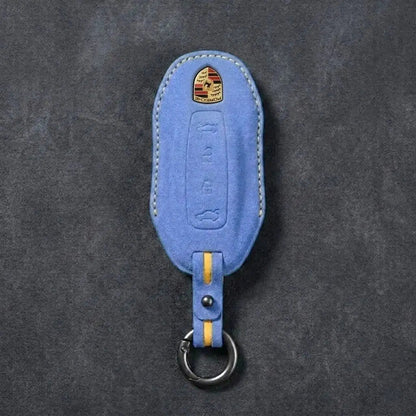 Porsche Hand - Stitched Alcantara Key Fob Cover - All types - C
