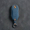 Porsche Hand-Stitched Alcantara Key Fob Cover - Slimline Car-Shape