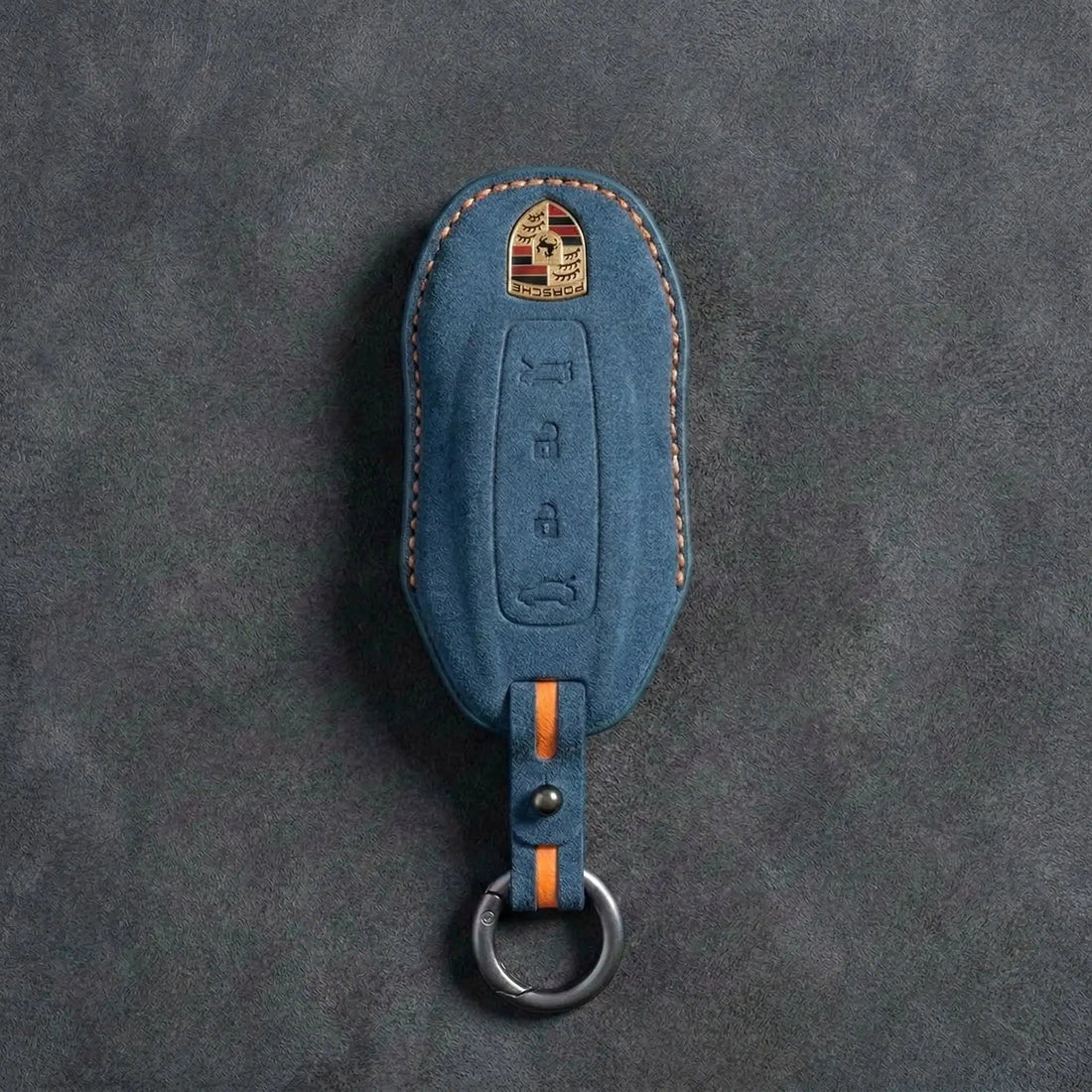 Porsche Hand - Stitched Alcantara Key Fob Cover - All types - C