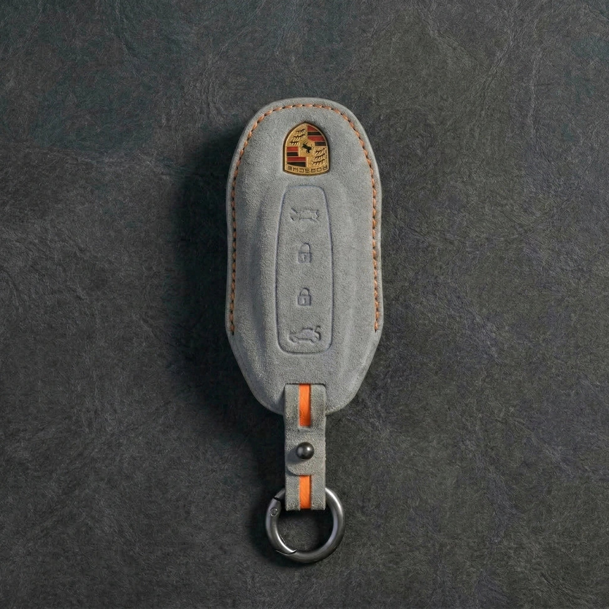 Porsche Hand - Stitched Alcantara Key Fob Cover - All types - C