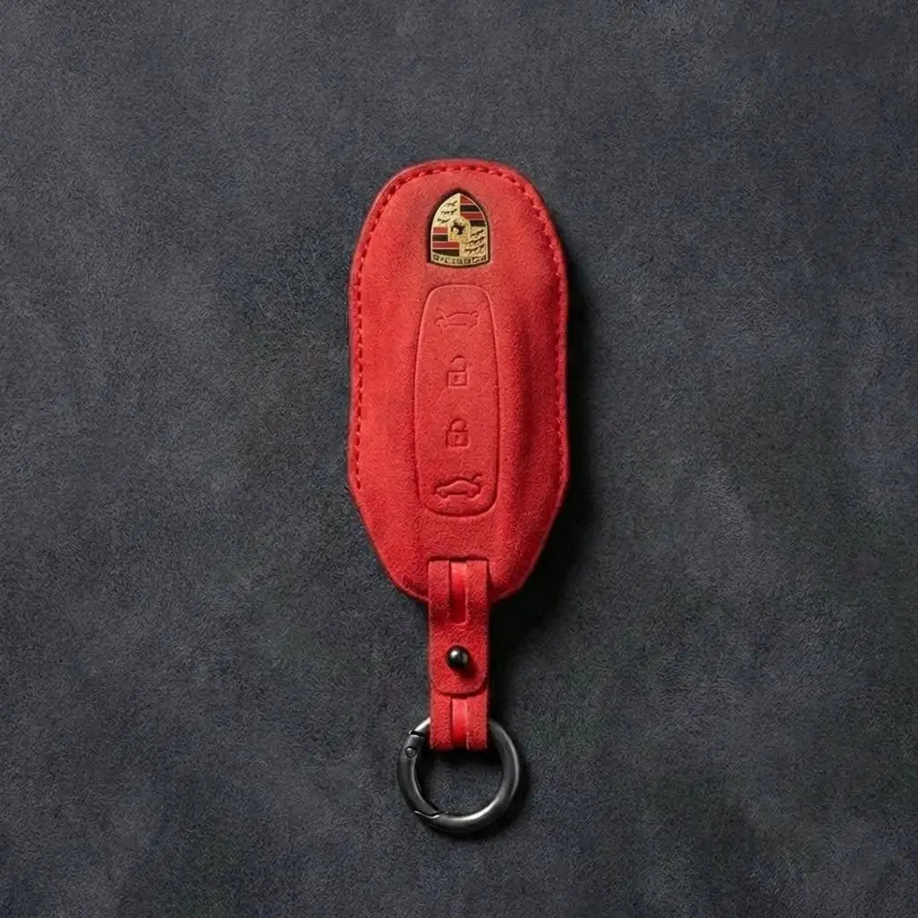 Porsche Hand - Stitched Alcantara Key Fob Cover - All types - C