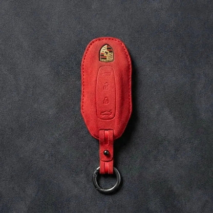 Porsche Hand - Stitched Alcantara Key Fob Cover - All types - C