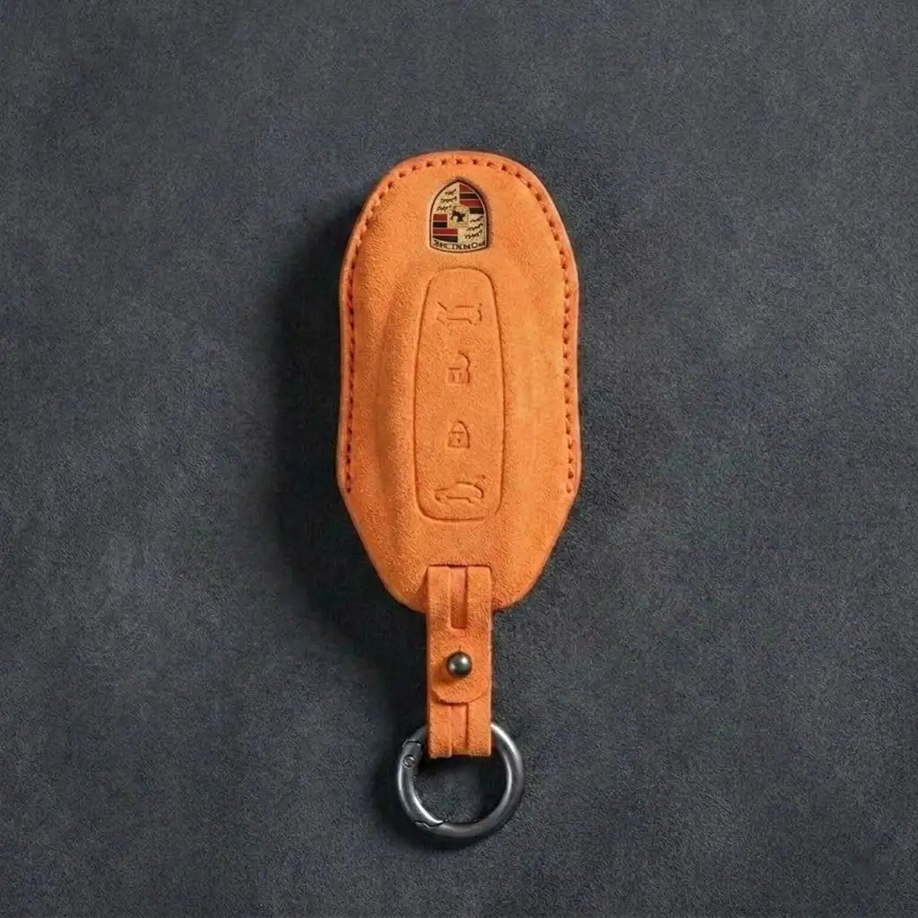 Porsche Hand - Stitched Alcantara Key Fob Cover - All types - C