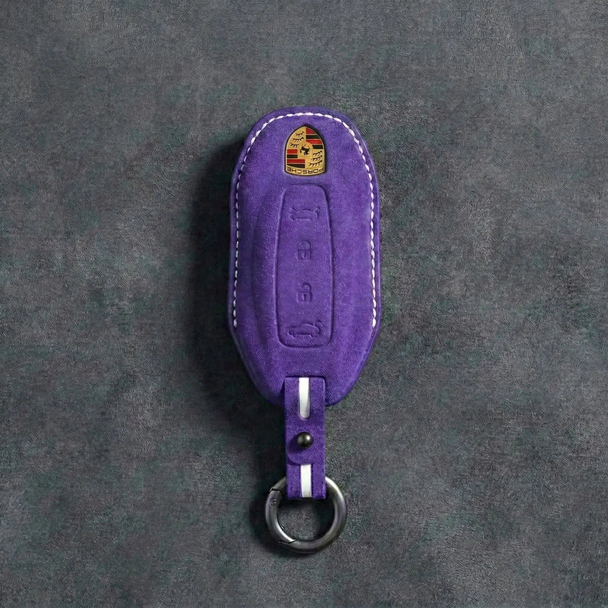Porsche Hand - Stitched Alcantara Key Fob Cover - All types - C