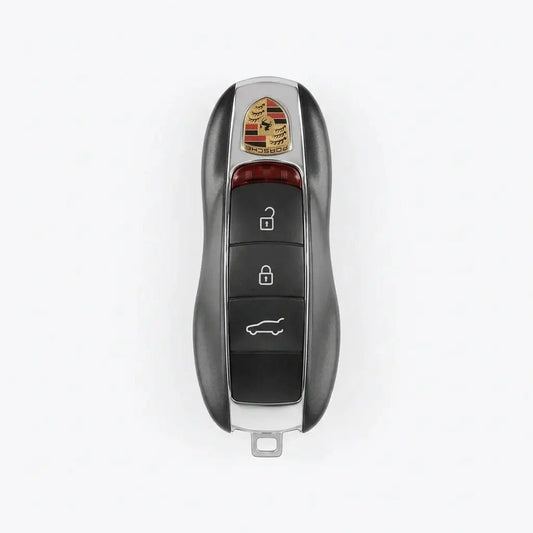Porsche Hand - Stitched Alcantara Key Fob Cover - Classic Car - Shape - Dark green