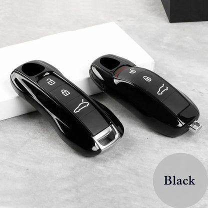 Porsche painted key shell custom color edition - black | Vietiki