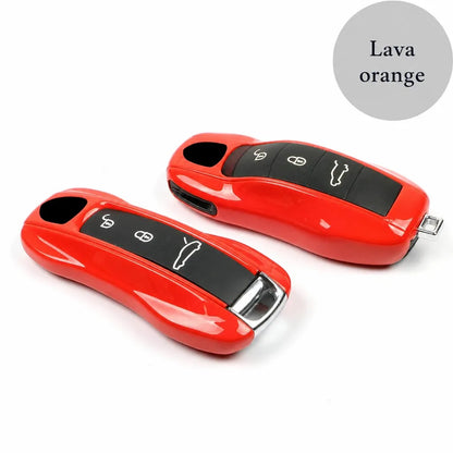 Porsche painted key shell custom color edition - lava orange | Vietiki