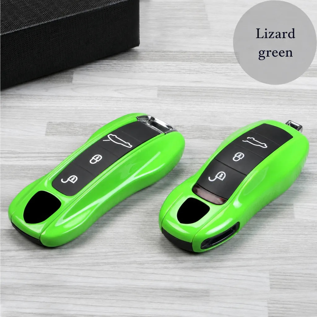 Porsche painted key shell custom color edition - lizard green | Vietiki