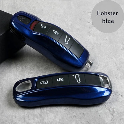 Porsche painted key shell custom color edition - lobster blue | Vietiki