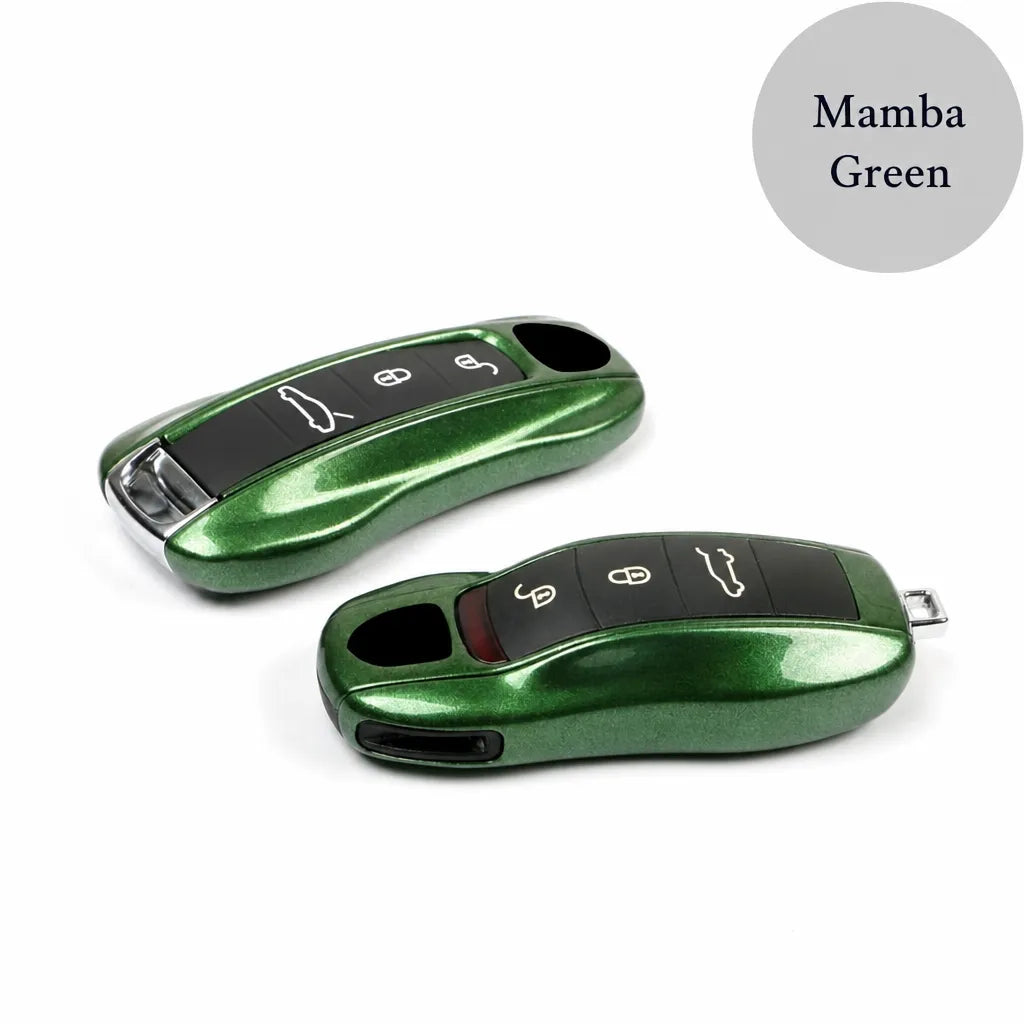 Porsche painted key shell custom color edition - mambe green | Vietiki